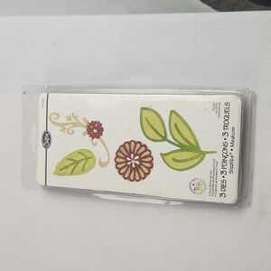 Sizzix Sizzlits Die Set 3PK - Floral Botanical Set